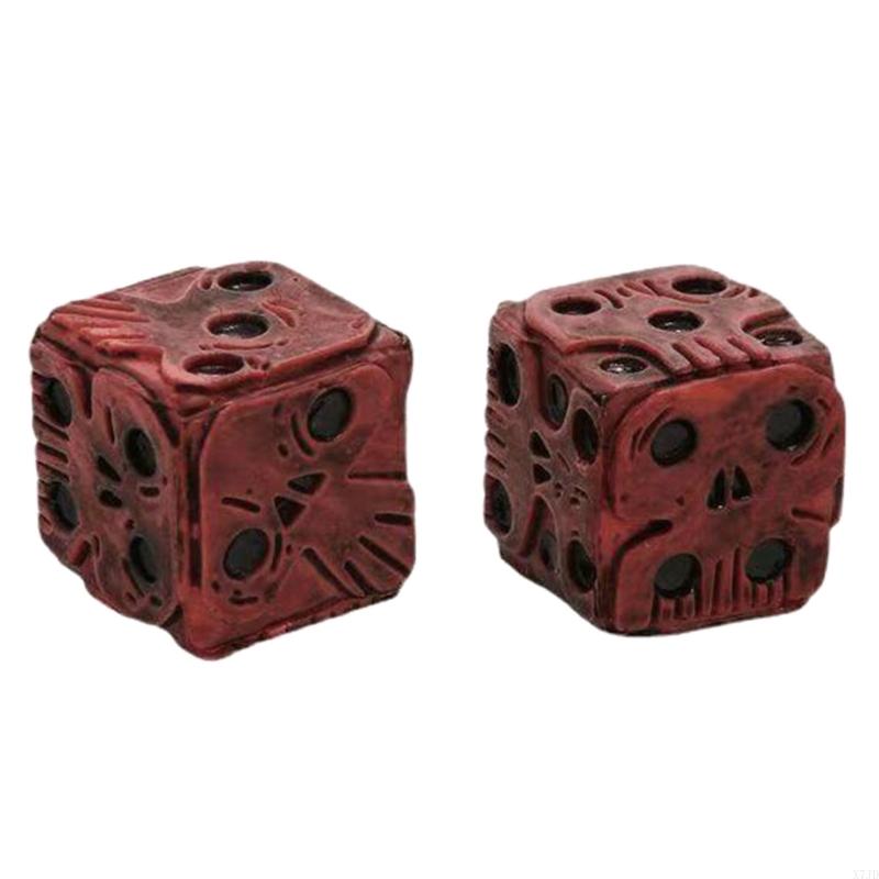 Board Game Horror - X7JD 2 Teile Scary Novel Skull
