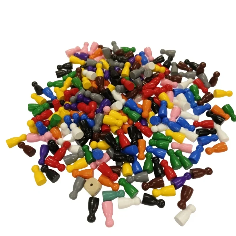 Board Game Verdant - 100 Stück bunte Holz-Schachmarker, 24 x