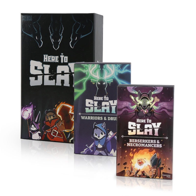 Board Game Here To Slay - Unstable Games Slay Sleigh Kampfstrategie-Spielesammlung Vs.