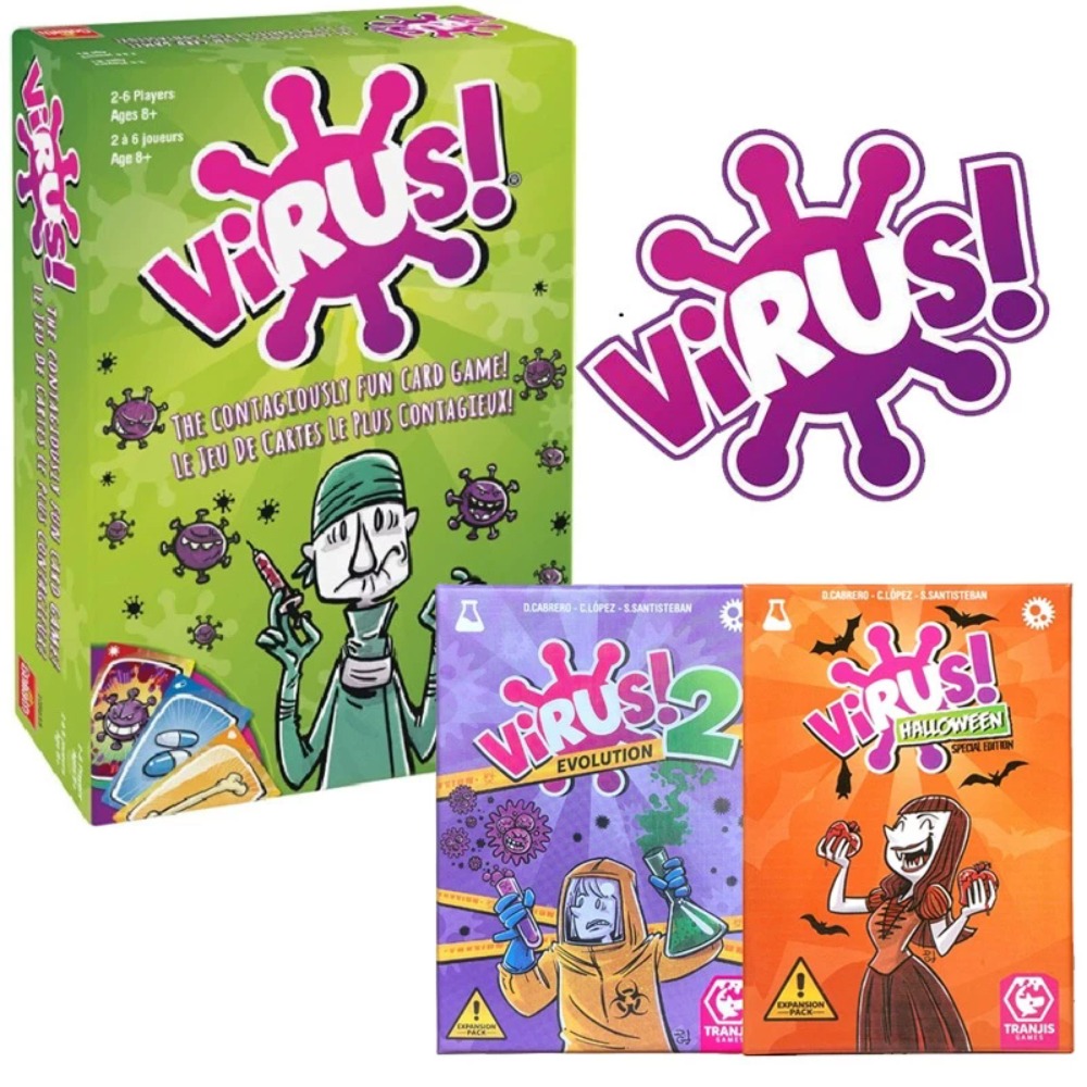 Board Game Viral - Interessantes Virus-Kartenspiel & Virus Evolution 2