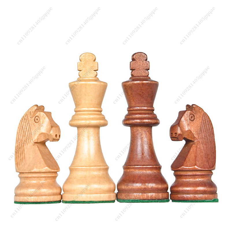 Chess Set Wooden - Premium Staunton Schachspiel 3,5-3,75 Zoll, Gewichtete