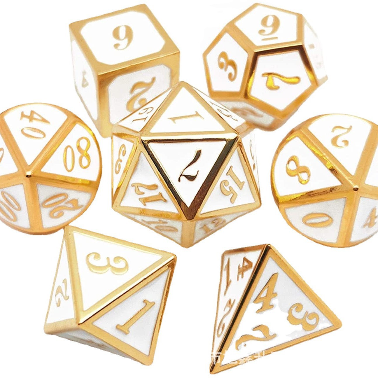 Board Game Dungeons And Dragons - Metallwürfelset für D&D, TRPG, Cthulhu RPG,