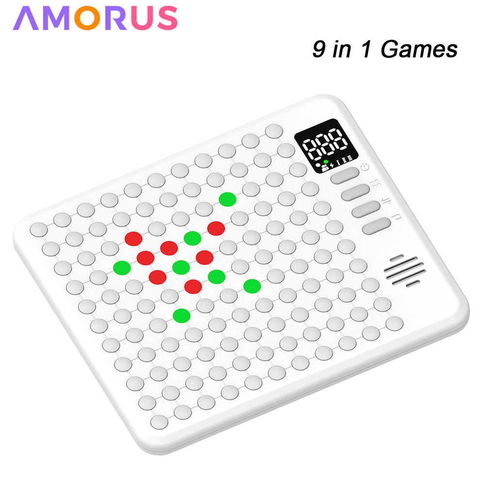 Board Game Harvest - 9-in-1-Multifunktions-Smart-Brettspiel, elektronisches Schach, Backgammon, Go, Tic-Tac-Toe,
