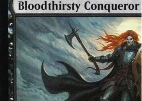Board Game Quest - Benutzerdefinierte Proxy-Karten „Blutrünstiger Eroberer“ TCG Magische