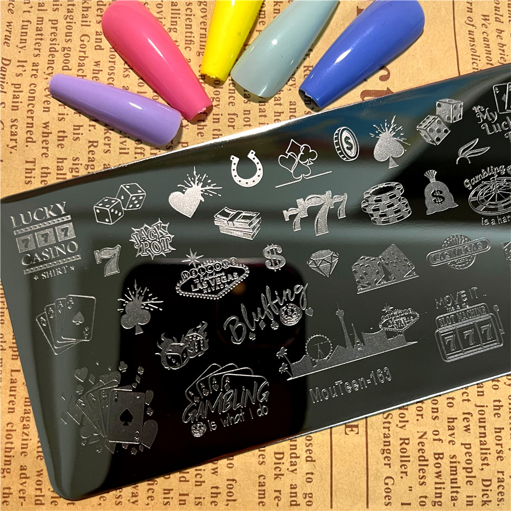 Board Game Template - Spielkarten muster Nagel Stempel platte Joker