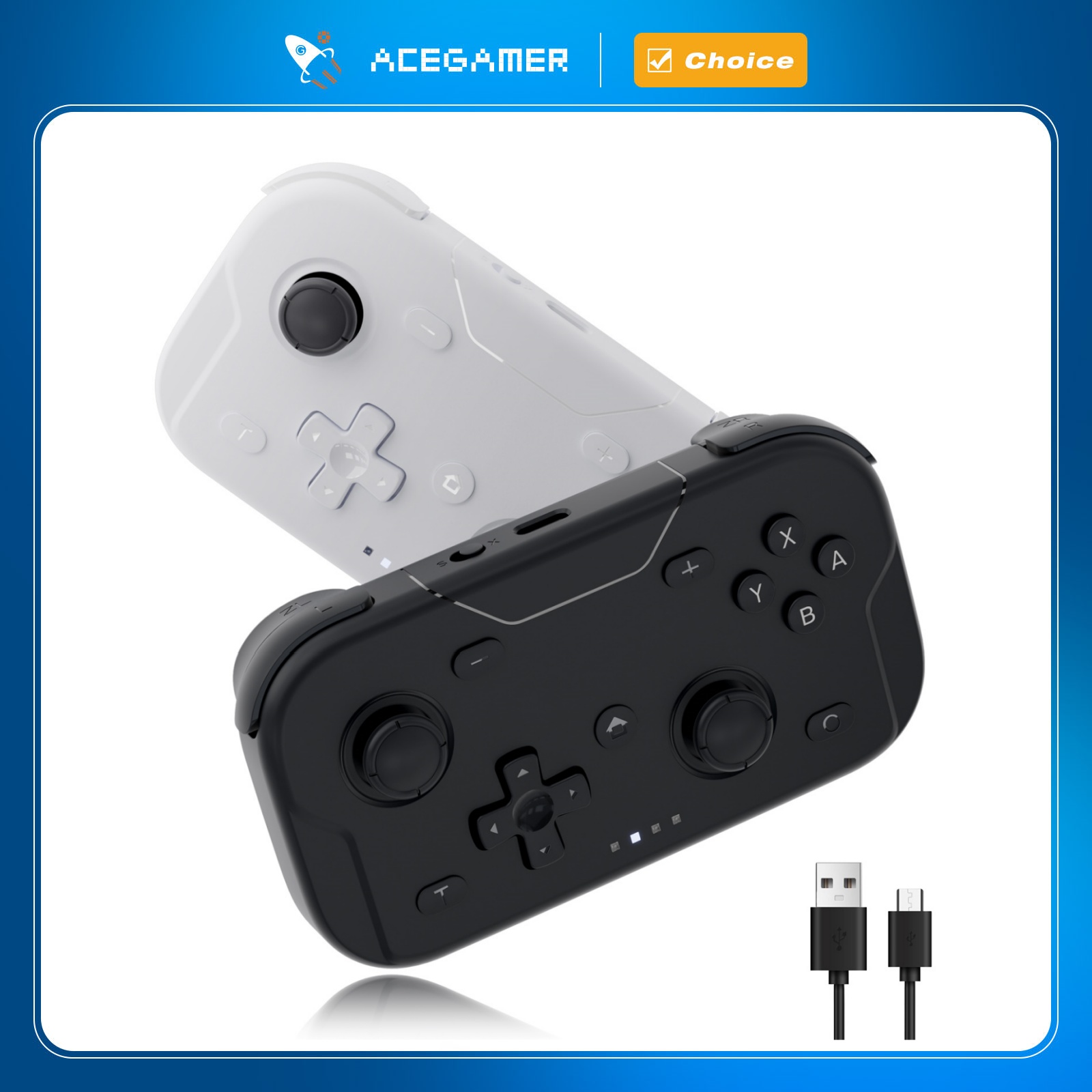 Board Game Android - AceGamer Pocket Game Controller Tragbare Hall-Joysticks