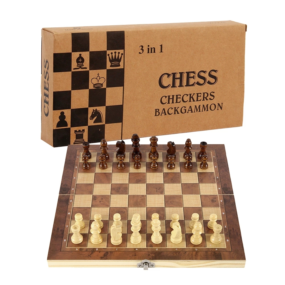 3-in-1-Schachbrett, klappbares – Board Game Harvest Bewertung und Preis