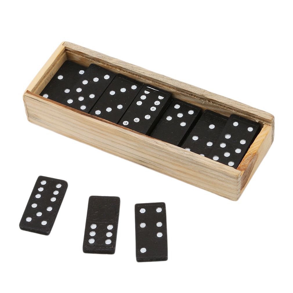 28-teilige schwarze Dominostei – Board Game Monopoli Bewertung und Preis