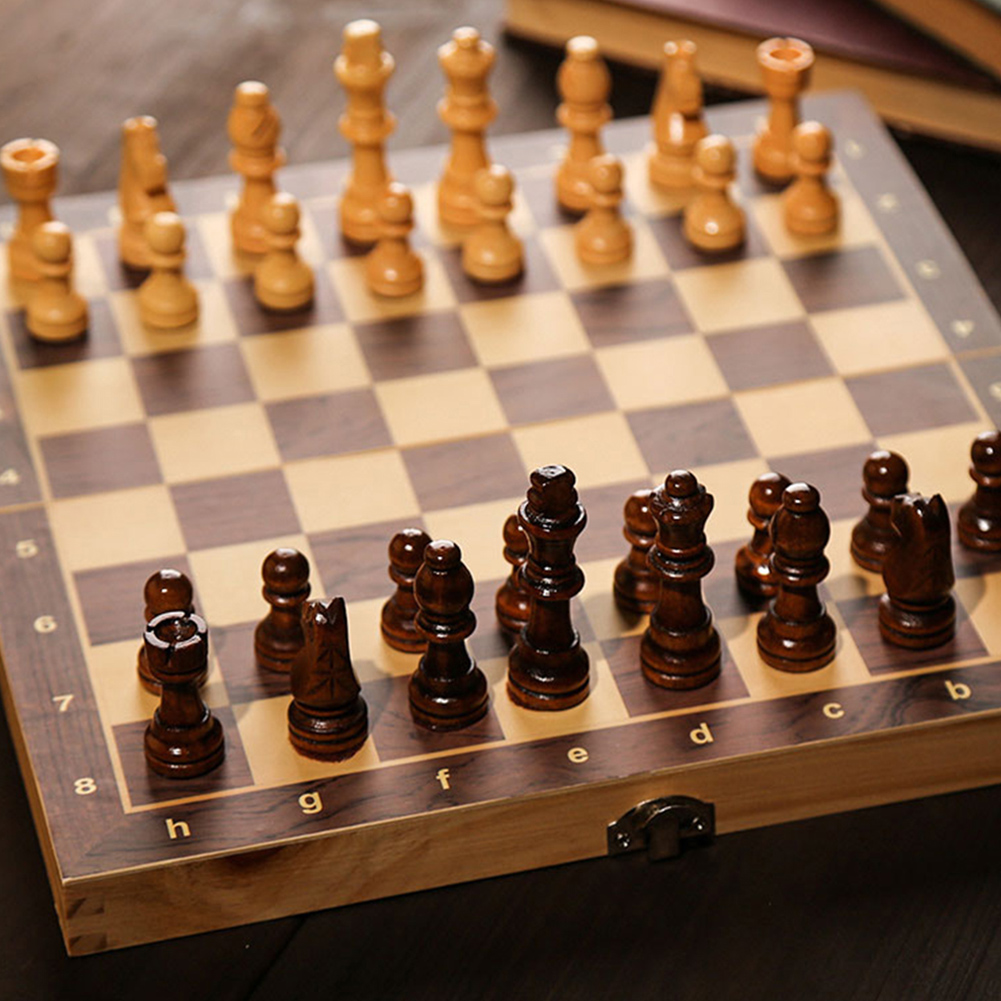 Großes Schachbrett zur Entwick – Chess Set Wooden Bewertung und Preis