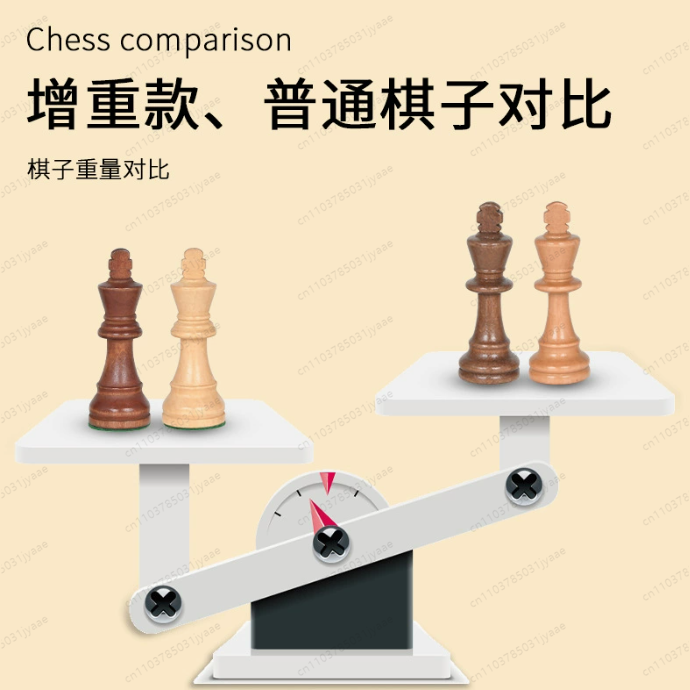 3,5-3,75 Zoll Gewichtetes Holz – Chess Set Wooden Bewertung und Preis