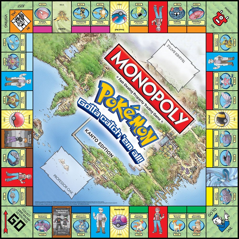 MONOPOLY Pokemon Brettspielkar – Board Game Monopoli Bewertung und Preis