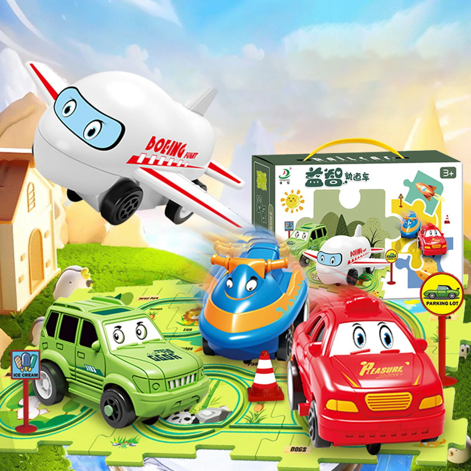 Montessori Elektrische Eisenba – Board Game Race Track Bewertung und Preis
