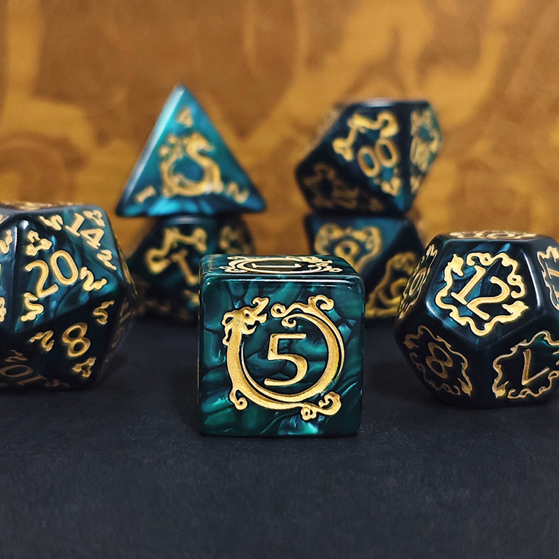 7-teiliges DND-Würfelset mit D – Board Game Dungeons And Dragons Bewertung und Preis