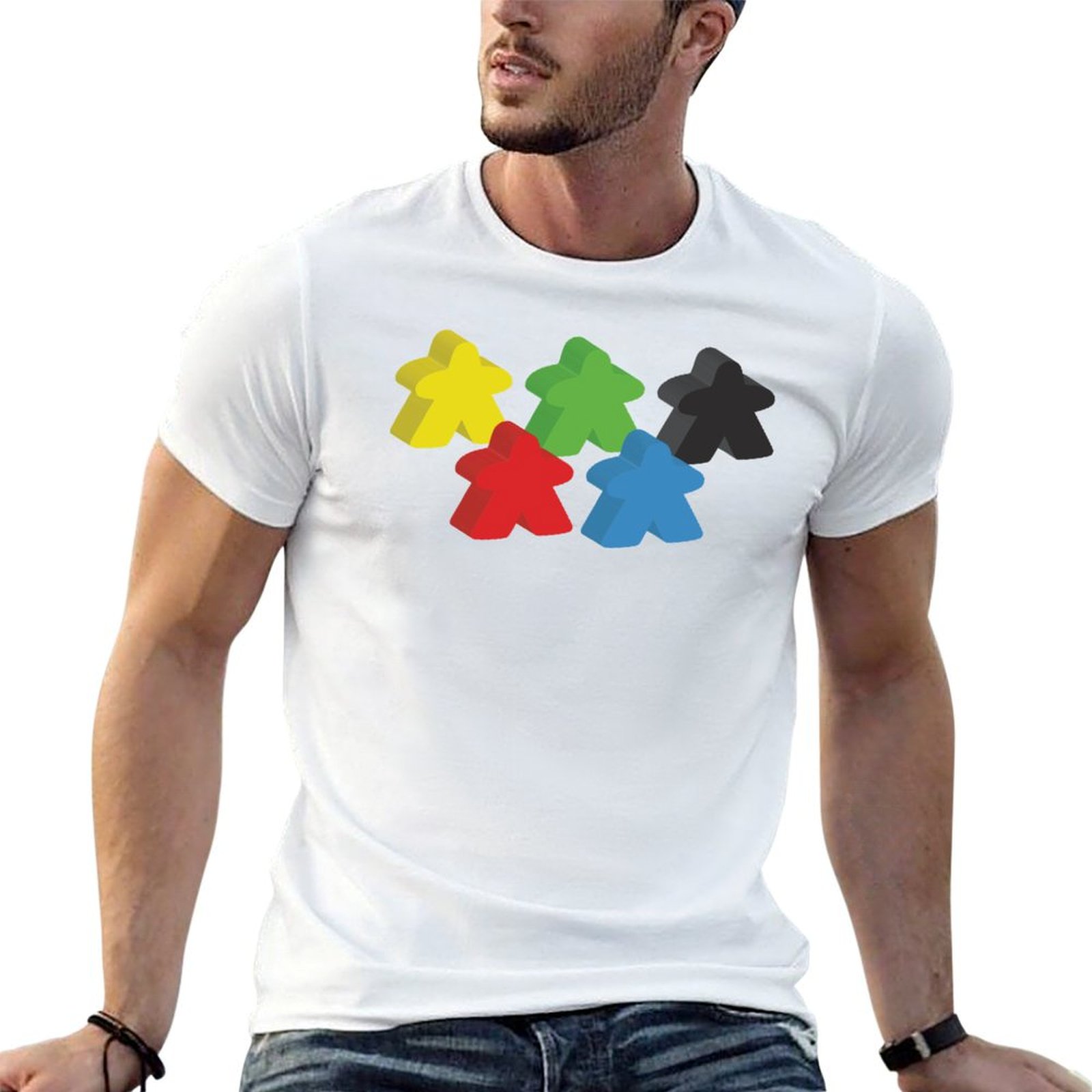 Set mit 5 Meeples (Brettspiel- – Meeple Token Set Bewertung und Preis