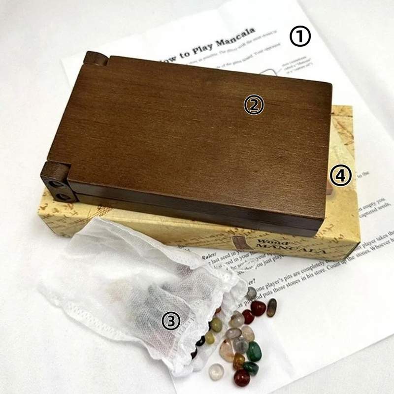 Antikes Mancala-afrikanisches  – Chess Set Wooden Bewertung und Preis