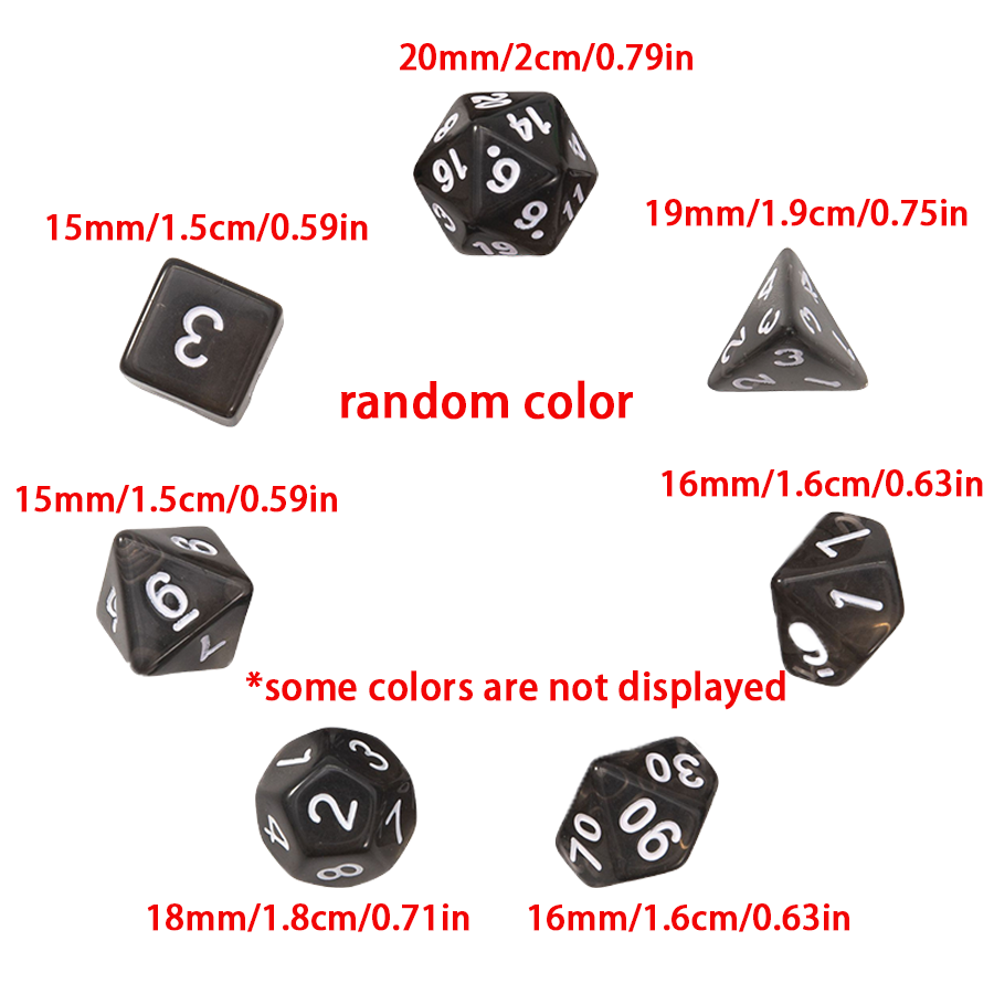 5 Sets Polyedrische Würfel-Set – Board Game Dungeons And Dragons Bewertung und Preis