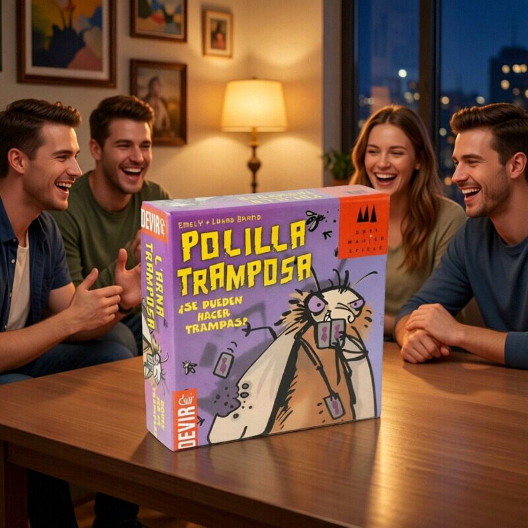 Spanisches Kartenspiel Polilla – Board Game Viral Bewertung und Preis