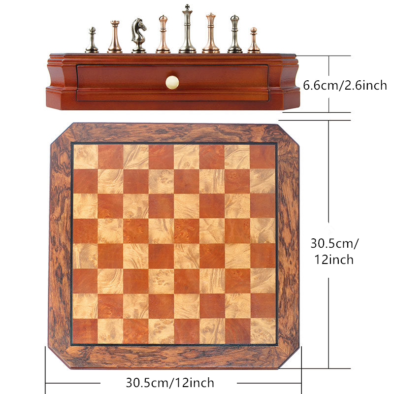Hochwertiges Schachbrett 30,5  – Chess Set Wooden Bewertung und Preis