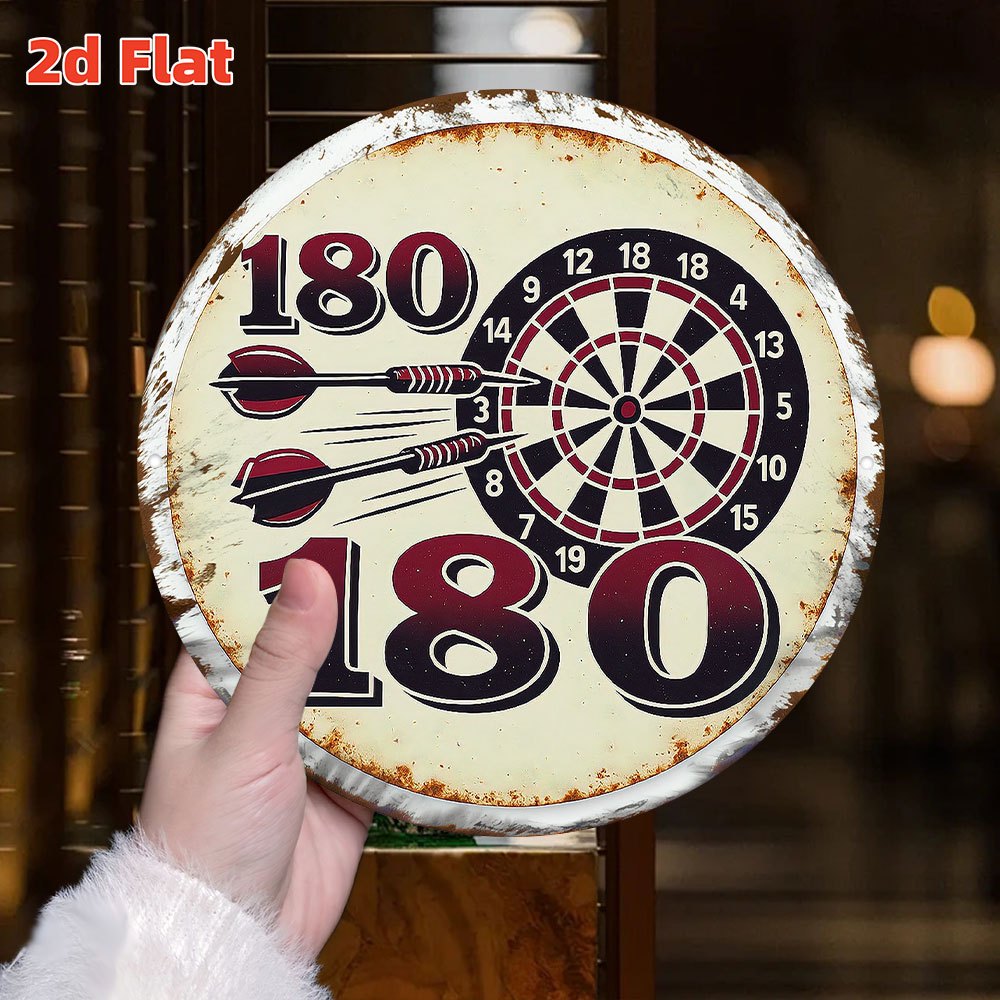 2D Flache Dartscheiben-Wanddek – Board Game Template Bewertung und Preis
