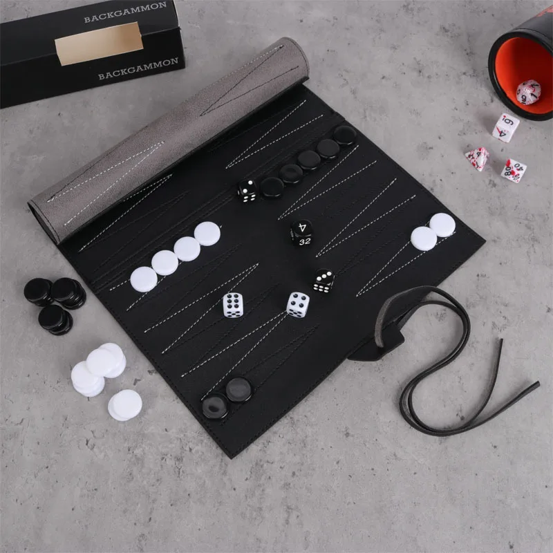 Roll-Up Backgammon-Sets, tragb – Board Game Harvest Bewertung und Preis