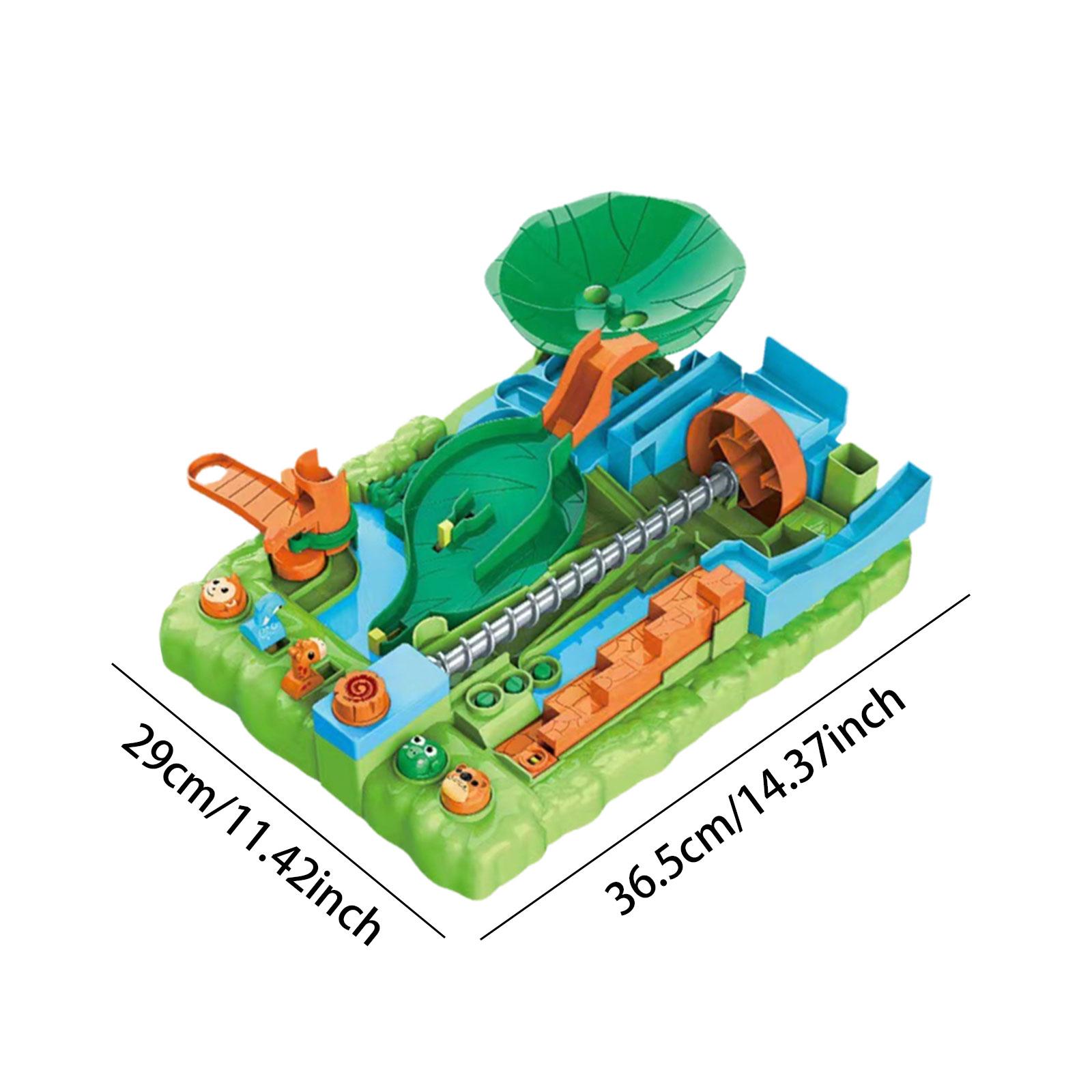 Murmelbahn Bausteine Brettspie – Board Game Race Track Bewertung und Preis