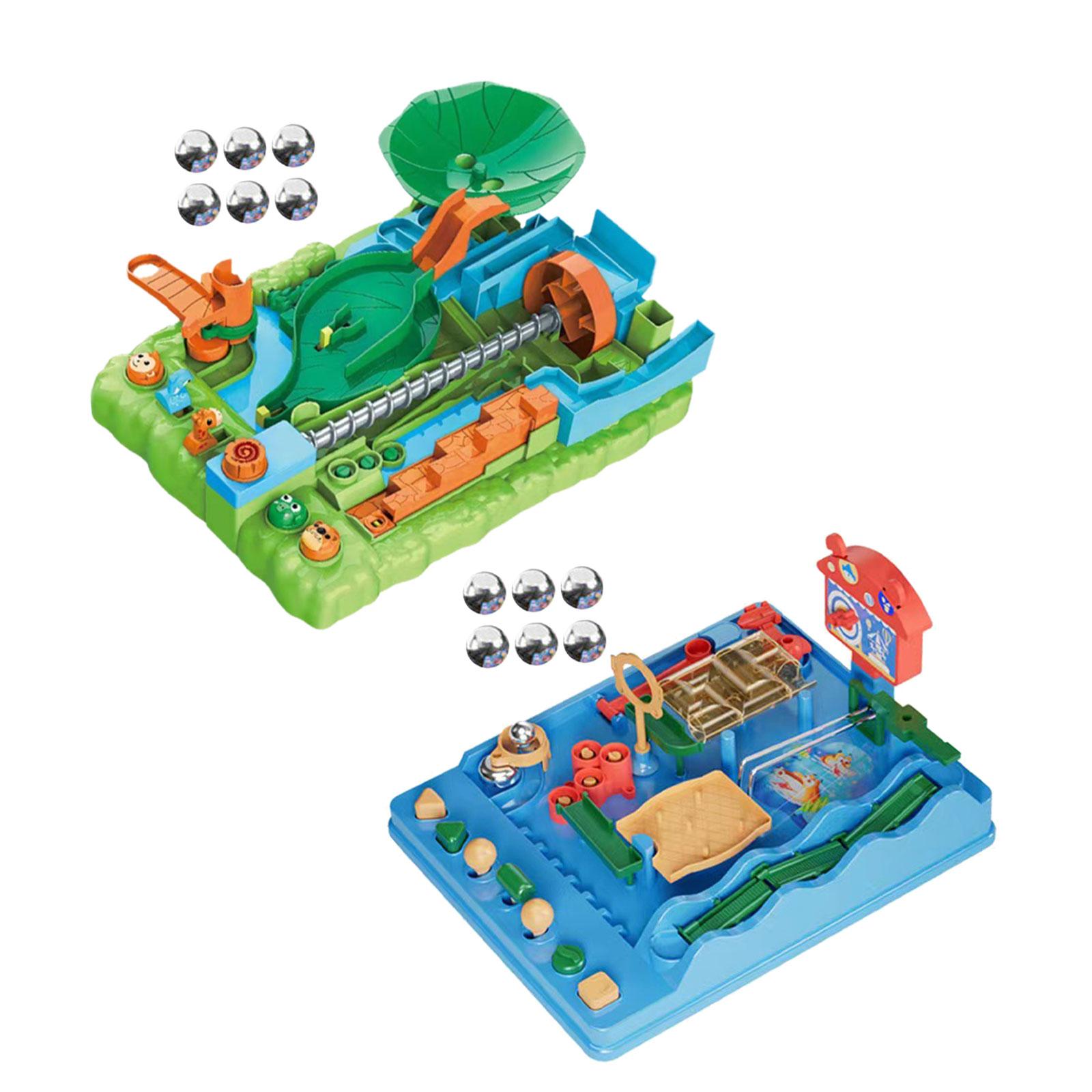 Murmelbahn Bausteine Brettspie – Board Game Race Track Bewertung und Preis