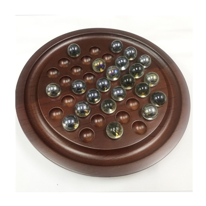 Solitär-Schachspiel aus Holz – – Chess Set Wooden Bewertung und Preis
